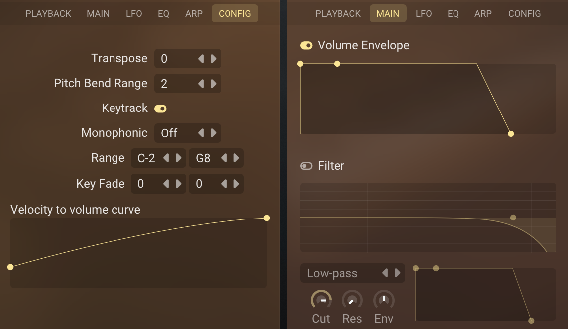 Floe's performance controls and interface