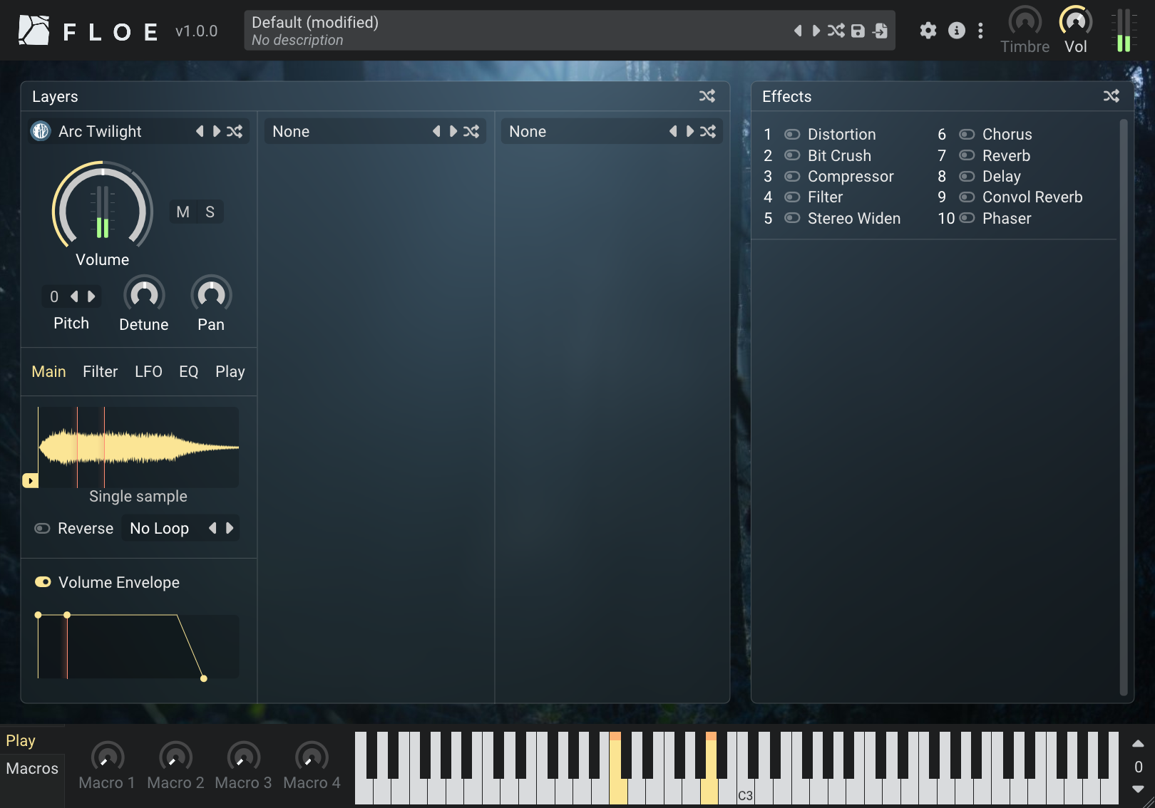 Floe default UI