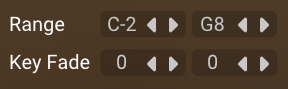 Key range controls