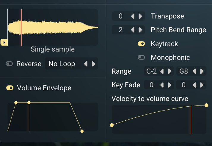 Floe's performance controls and interface