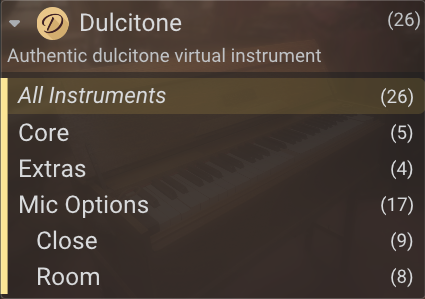 Filter card all selected