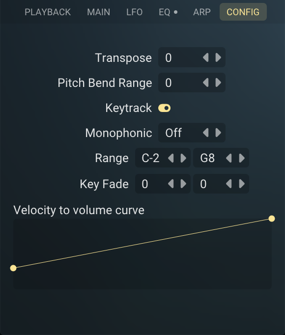 Layer Config Tab