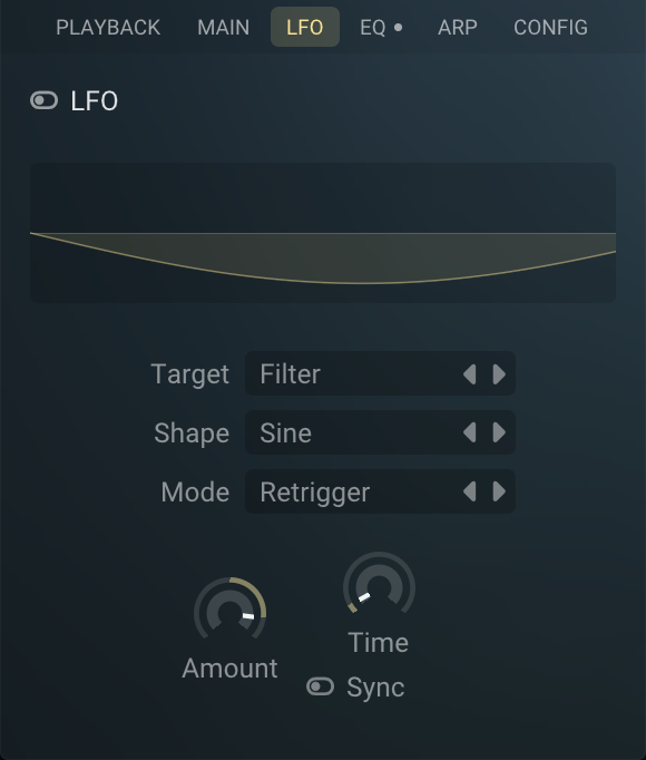 Layer LFO Tab