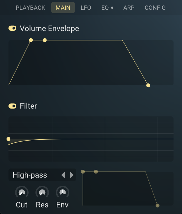 Layer Main Tab