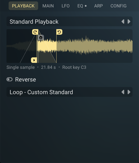 Layer Playback Tab