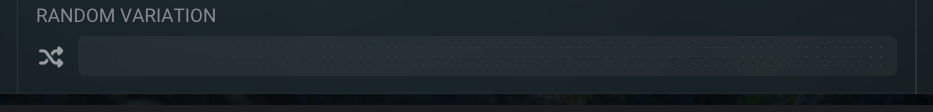 The Random Variation strip on the PERFORM page